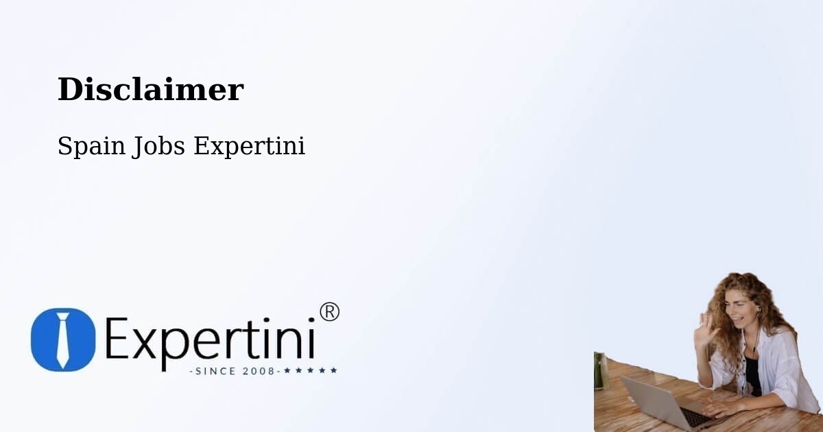 Disclaimer – Basauri - Spain Jobs Expertini
